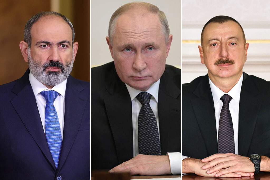 Putin, Paşinyan ve Aliyev ile telefonda görüştü